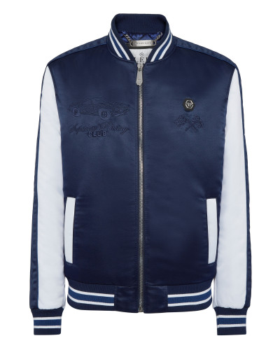 Satin Bomber Jacket LS Racing Club