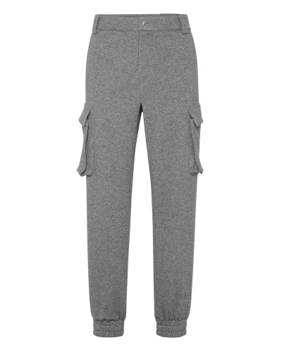 Cashmere Long Trousers Cargo Fit