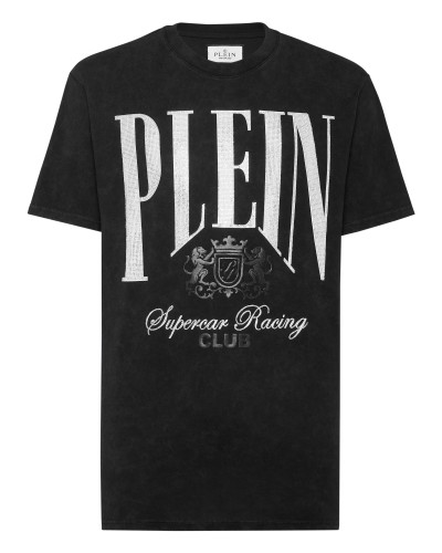 Jersey T-shirt Round Neck SS Strass Cars Racing