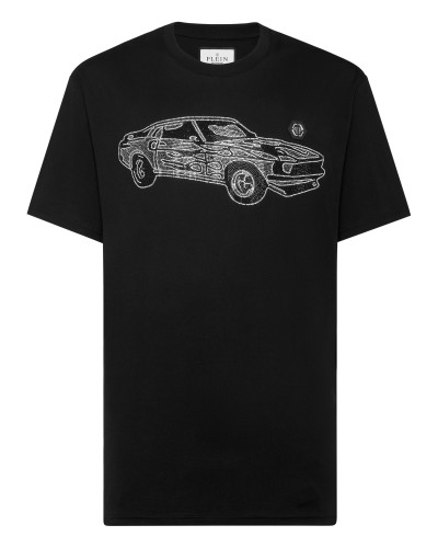 Jersey T-shirt Round Neck SS Strass Cars Racing