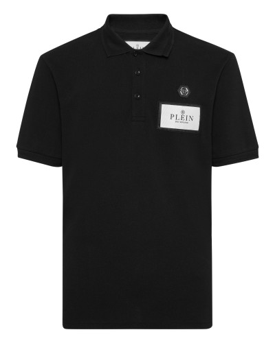 Polo shirt SS Label Contrast