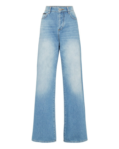 Denim Skater Fit Trousers