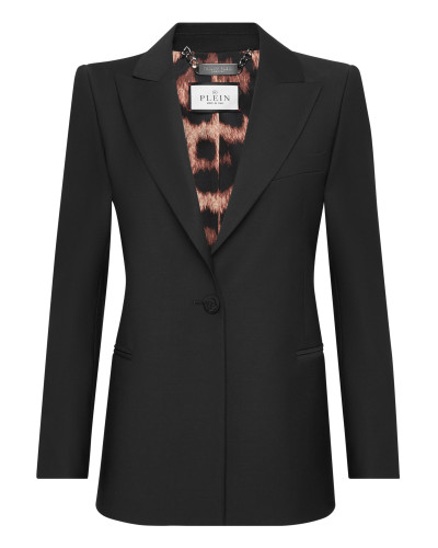 Wool Blazer Skull strass