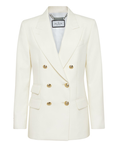 Wool Marine Fit Blazer LS