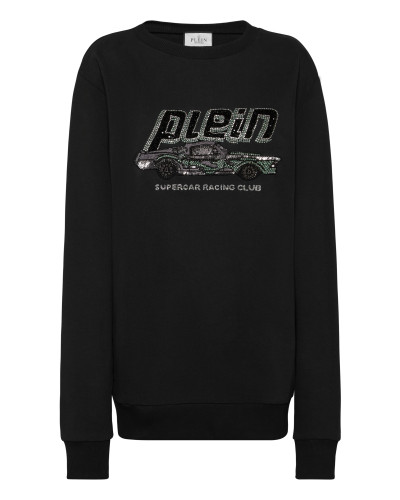 Pullover Round Neck LS Cars Racing