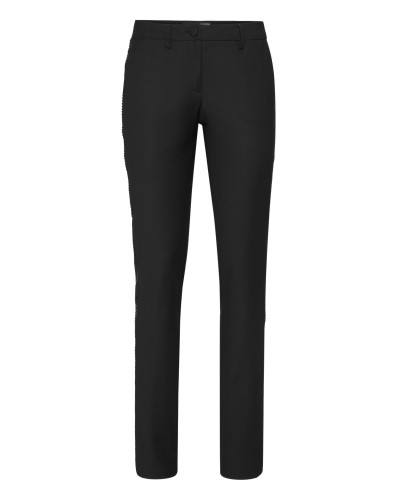 Wool Office Trousers Strass