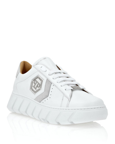 Nappa Leather Lo-Top Sneakers Hexagon