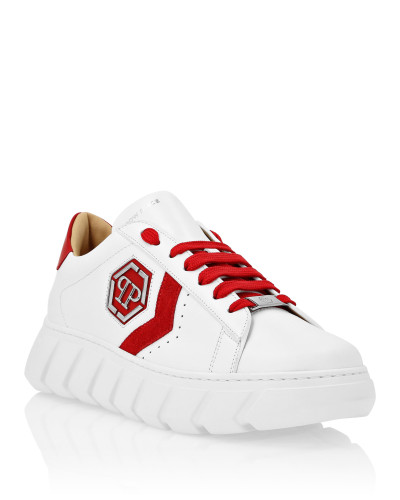 Nappa Leather Lo-Top Sneakers Hexagon