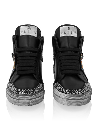 Leather Hi-Top Sneakers Retrokickz Tiger