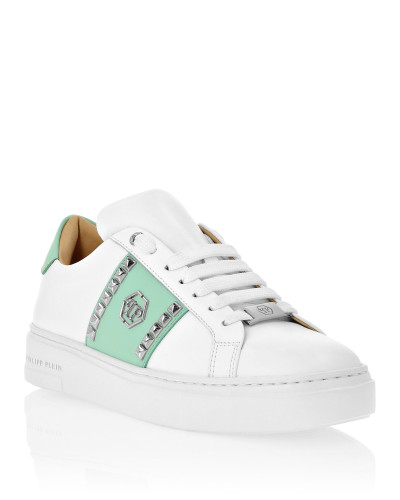Leather Lo-Top Sneakers Studs