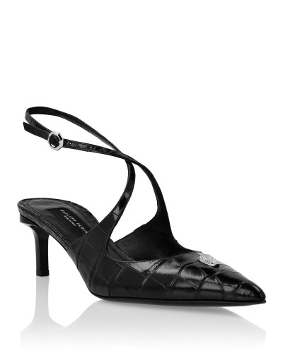 Slingbacks Crossing Crocco Print