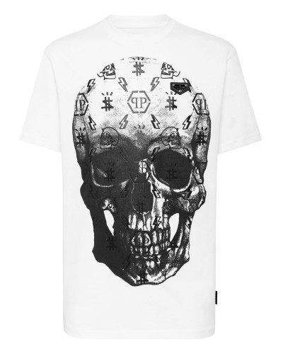 T-shirt Round Neck SS print Skull