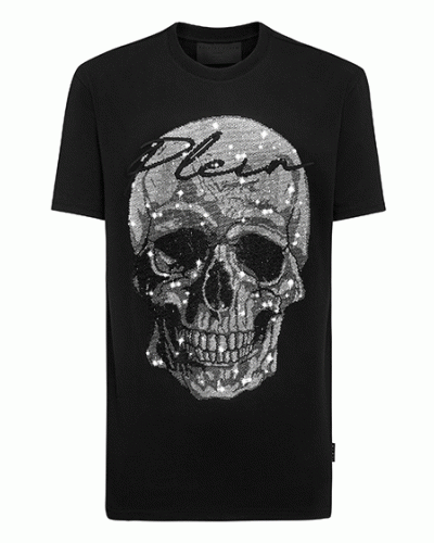 T-shirt Round Neck SS Crystal Skull