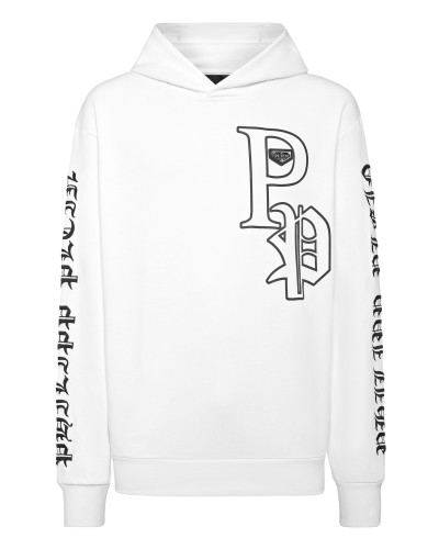 Hoodie Sweatshirt LS Gothic Plein