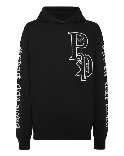 Hoodie Sweatshirt LS Gothic Plein