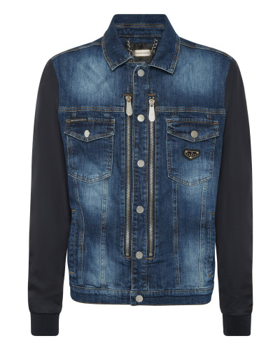 Composed Denim Zip Jacket College