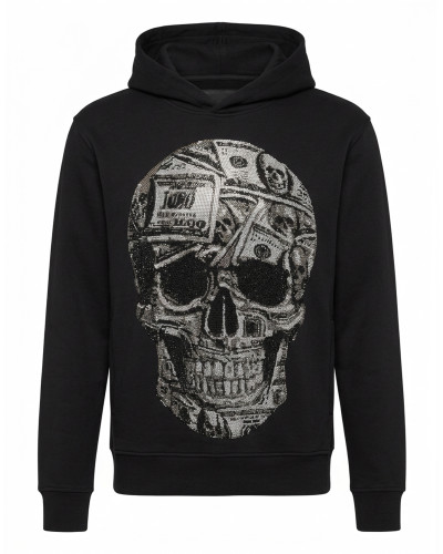 Jersey Hoodie Skull Dollar Stones